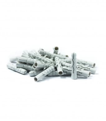 Pack of 25 Nylon Wall Plug 6mm