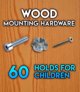 Hardware to attach 60 beginner holds