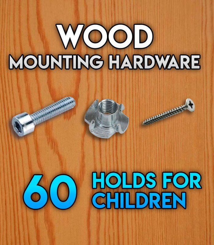 Pack of mounting hardware for the Set of 60 beginner holds