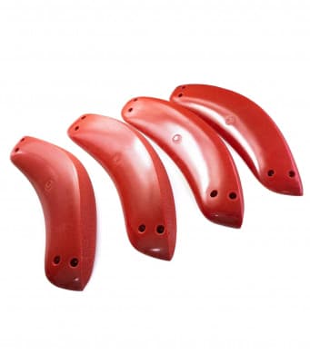 Pack of 4 climbing holds Woden size XL 2