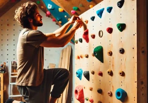 Installing Climbing Holds on Wooden Panels Installing Climbing Holds on Wooden Panels